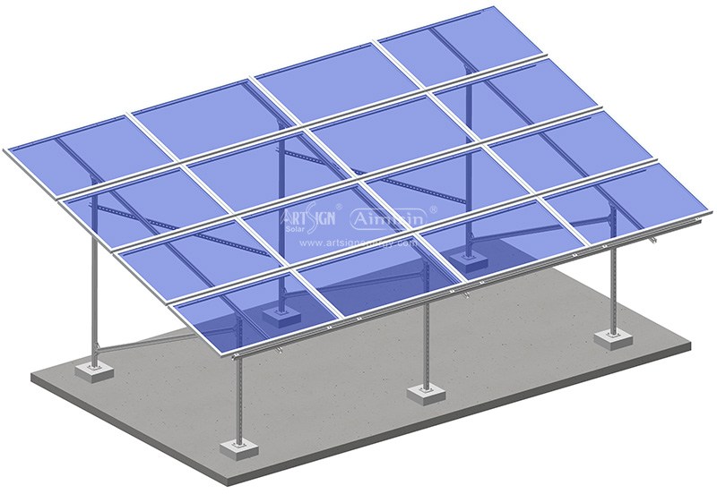 pv用の鋼製地面ソーラーパネル取り付け構造