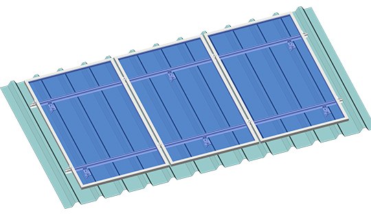 太陽光発電設置システムの屋根