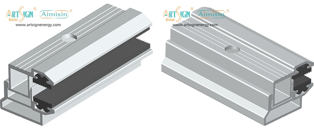 ART SIGN frameless solar clamp AS-TFMC-04
