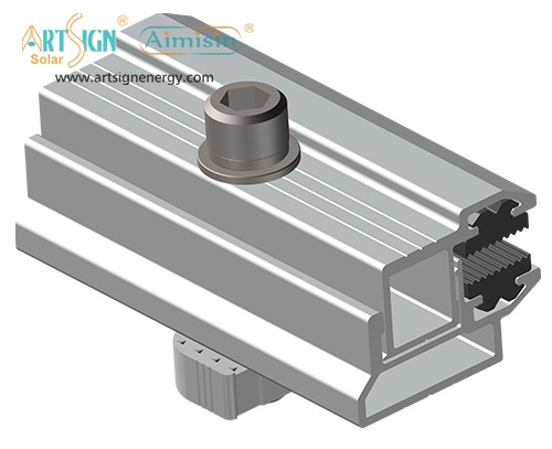 ART SIGN frameless solar clamp AS-TFMC-04