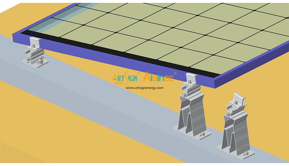 ART SIGN solar flat roof bracket AS-AFL-03