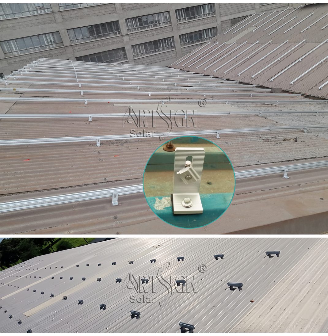 ART SIGN Aluminum L feet + rail