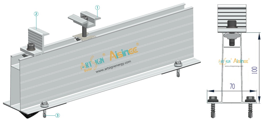 ART SIGN pv mini rail AS-DR-07C