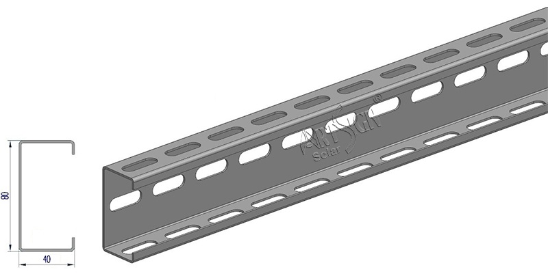 Container solar mounting