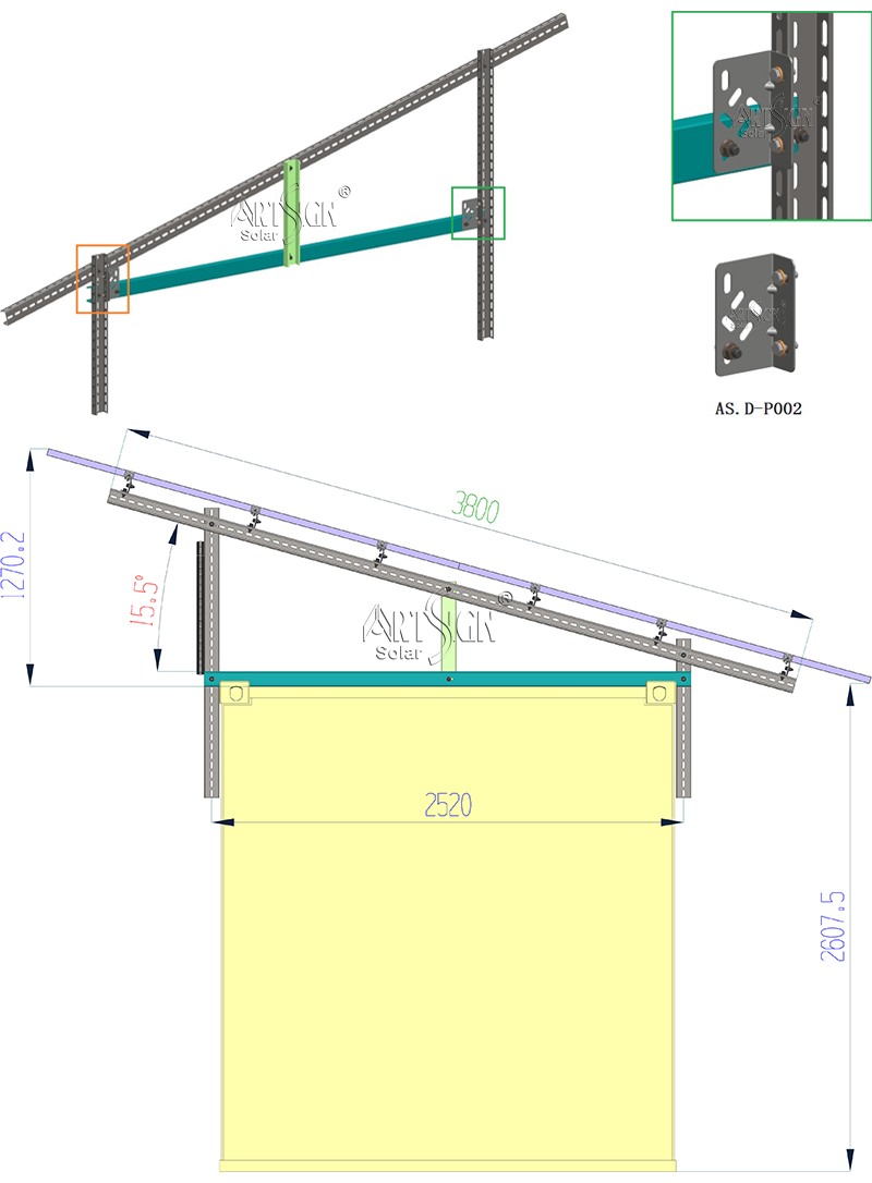 Solar Panel Mounting Structure