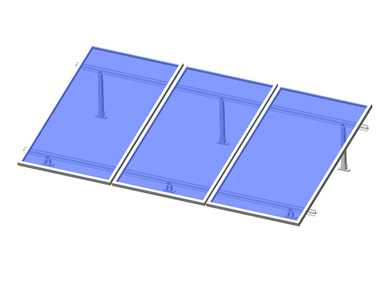 太陽光パネルの平屋根に取り付けシステムの調整が可能な傾斜キット 