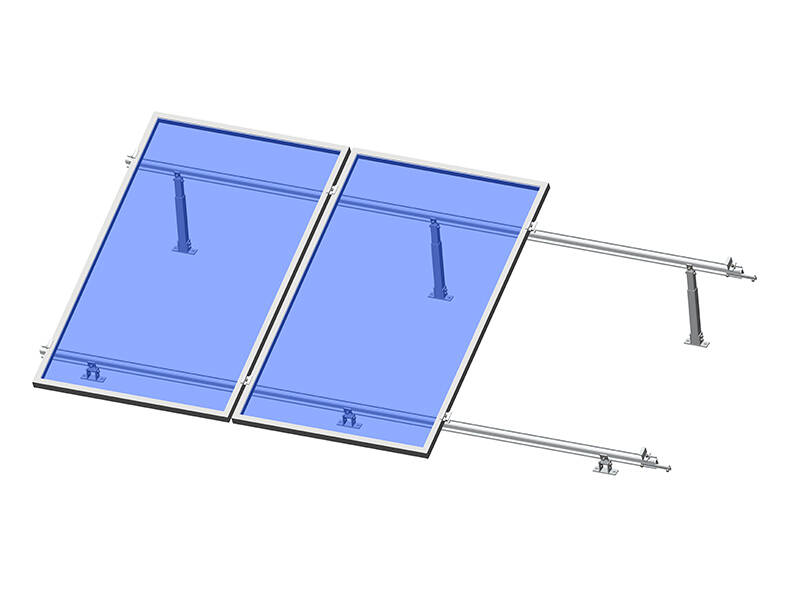 太陽光パネルの平屋根に取り付けシステムの調整が可能な傾斜キット 