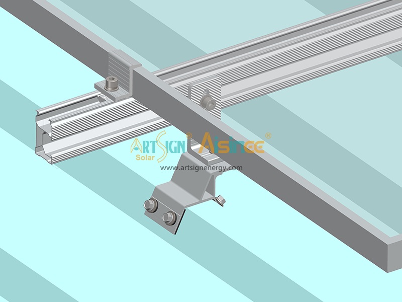 金属製PV屋根取り付けキット用工場製アルミ製ソーラールーフブラケット | ART SIGN