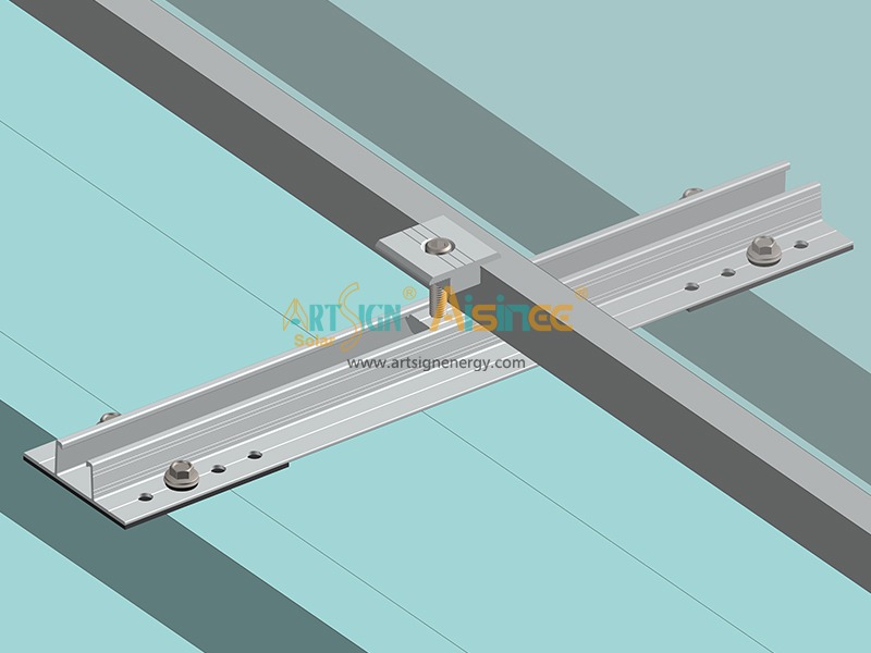 工場直送の耐久性のあるアルミニウム製ミッドクランプ(PVブラケット取り付けシステム用)|アートサイン