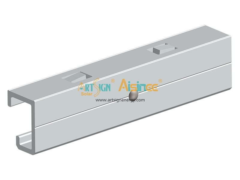CR Rail 02# 太陽光発電架台システム用スプライスコネクタ | Art Sign