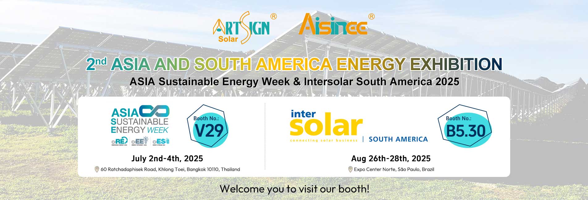 ASEAN Sustainable Energy Week 2025 & Intersolar South America 2025